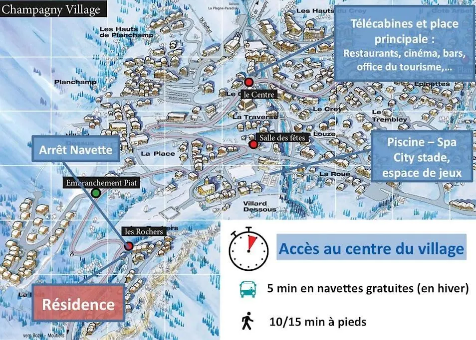 Apartment Paradiski - Flat With Mountain Views La Plagne